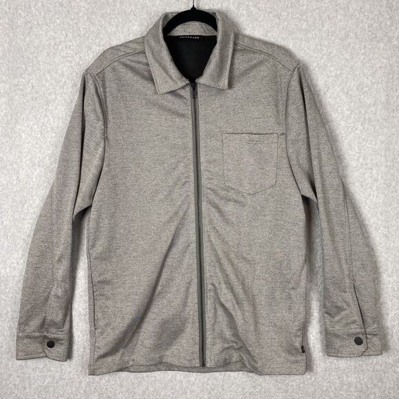 7 Diamonds Mens Size Small grey Commuter Jacket Full Zip - Picture 1 of 7
